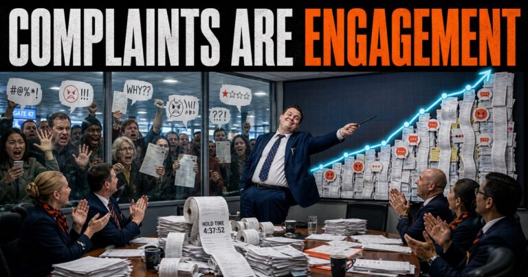 FlyAndCry turns passenger complaints into record engagement