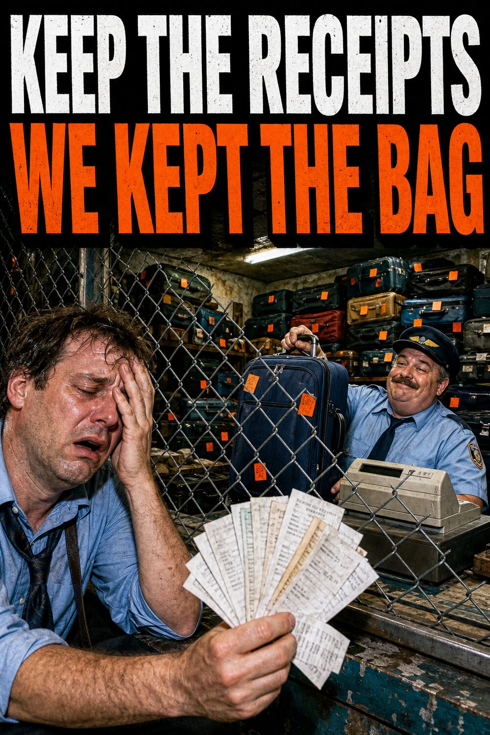 Passenger keeps receipts while the airline keeps the missing suitcase