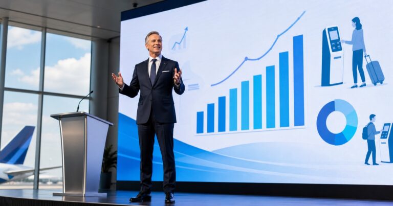 FlyAndCry executives presenting record passenger self-reliance