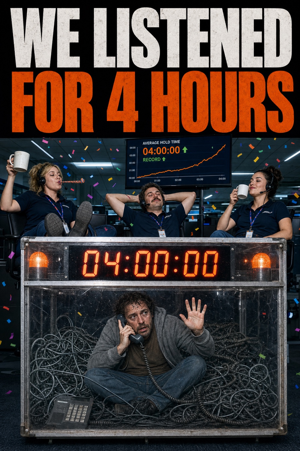 FlyAndCry reports four hours of passenger listening
